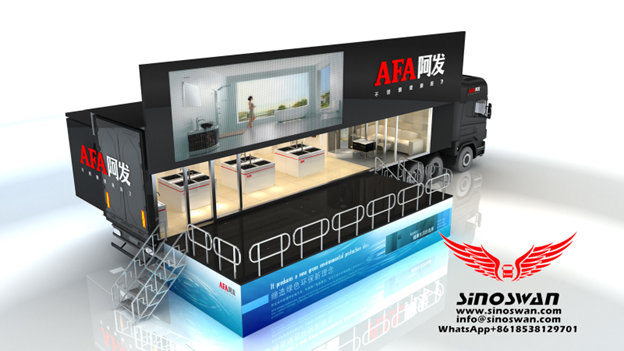 exhibition trailers in low price