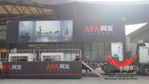 exhibition trailers in low price